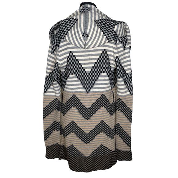 Anthropologie Field Flower Pattern Wool Blend Hooded Cardigan   Size: XS - Picture 3 of 5